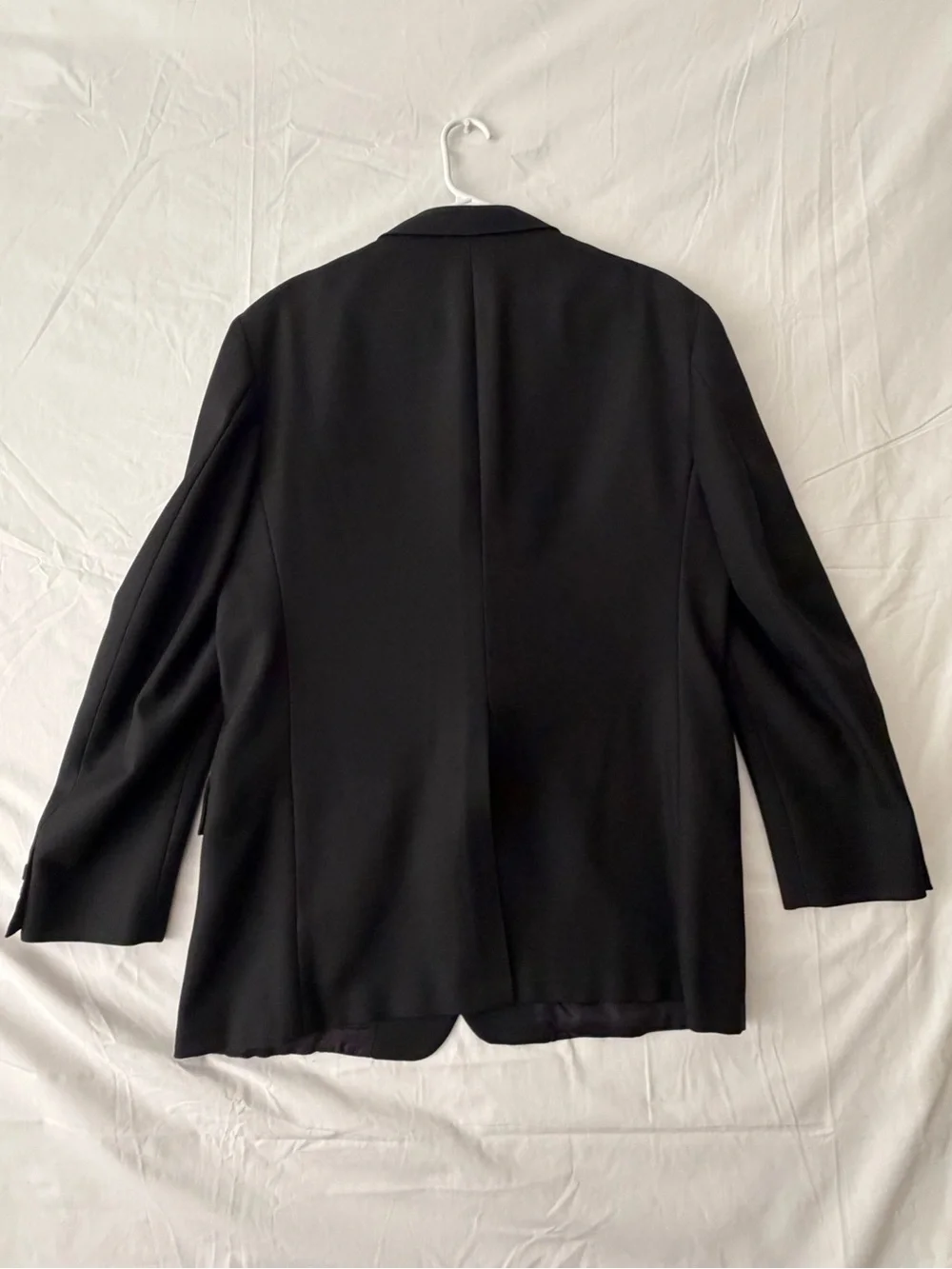 Beallpark Imperial Mens Black Blazer Jacket 2-Button Notch Lapel (A661)